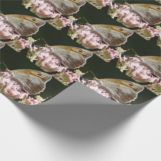 Hübscher Großschmetterling Geschenkpapier (Ecke)
