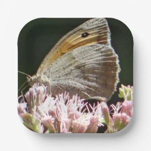 Hübscher Großschmetterling Pappteller