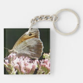 Hübscher Großschmetterling Schlüsselanhänger (Rückseite)