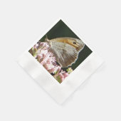 Hübscher Großschmetterling Serviette (Ecke)