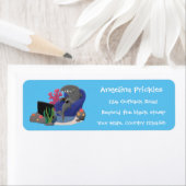 Hübscher Hai beim Fernsehen Cartoon (Insitu)