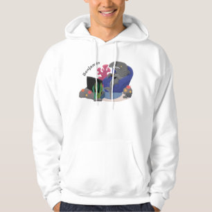 Hübscher Hai beim Fernsehen Cartoon Hoodie