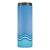 Hübscher Hai mit Kiefer weit offen Thermosbecher (Rückseite)