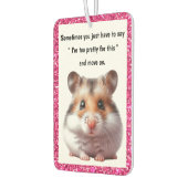 Hübscher Hamster Autolufterfrischer (Links)