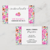 Hübscher handgefertigter Wachs Schmelzen Wasserfar Visitenkarte (Vorne/Hinten)