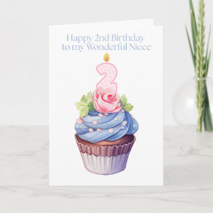 Hübscher Happy 2. Geburtstag zu meinem wunderbaren Karte