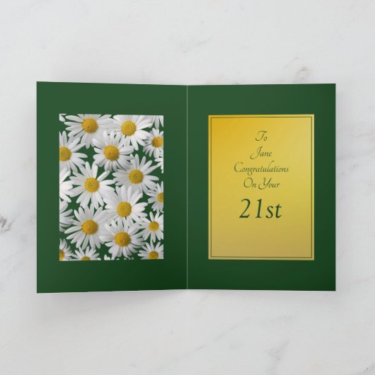 Hübscher heller karte (Innenseite)