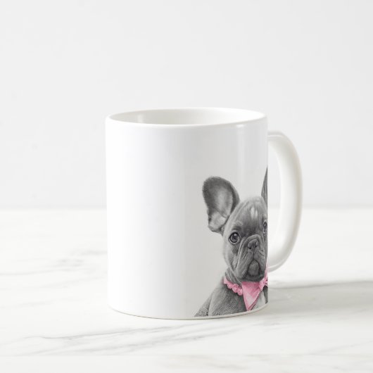 Hübscher Hengst mit rosa Bug Kaffeetasse (VorderseiteRechts)