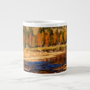 Hübscher Herbst Colorado Gebirgsbach Jumbo-Tasse
