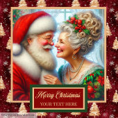 Hübscher Herr und Frau Claus Weihnachtsbadehandtuc Badhandtuch Set