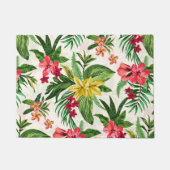 hübscher Hibiskus Blumenmuster Fußmatte (Vorderseite)