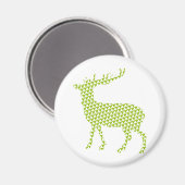 Hübscher Hirsch Magnet (Vorderseite/Rückseite)