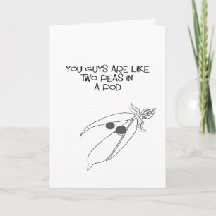 Hübscher Hochzeitstag Karte