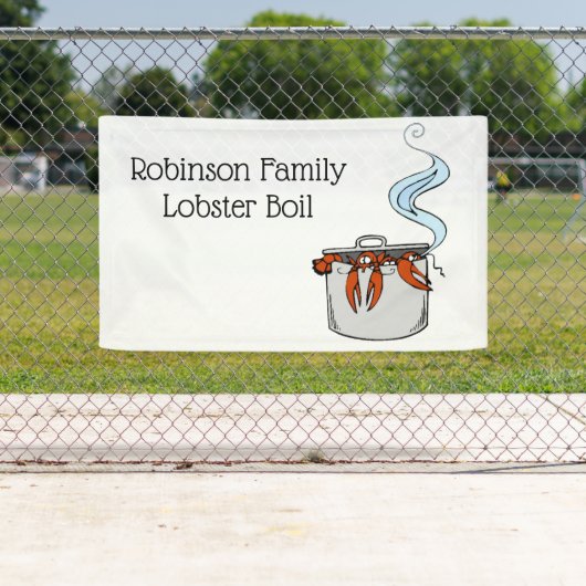 Hübscher Hummer Banner (Insitu)