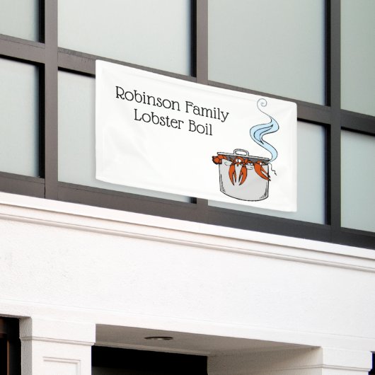 Hübscher Hummer Banner (Äußeres Gebäude)