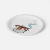 Hübscher Hummer Pappteller (Schrägansicht)
