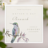 Hübscher Hummingbird Muttertag Einladung