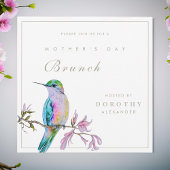 Hübscher Hummingbird Muttertag Einladung