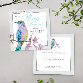 Hübscher Hummingbird Muttertag Einladung