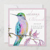 Hübscher Hummingbird Muttertag Einladung (Vorderseite)