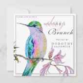 Hübscher Hummingbird Muttertag Einladung (Vorderseite)