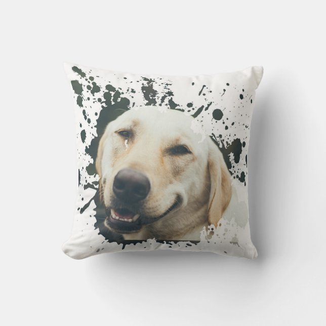 Hübscher Hund Kissen (Vorderseite)