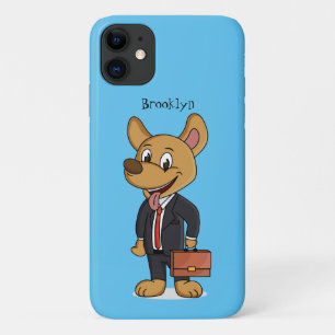 Hübscher Hund mit Anzug Cartoon Case-Mate iPhone Hülle