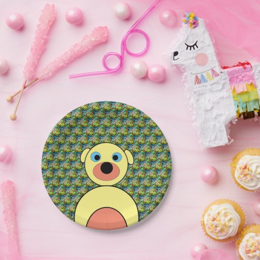 Hübscher Hund Pappteller (Party)