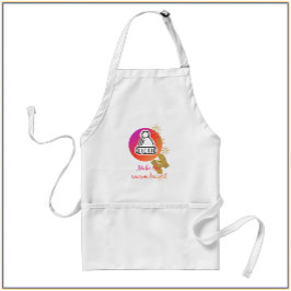 Hübscher Hut und Mittens Wintersaison - Helle Schürze