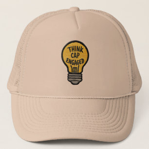 Hübscher IdeenHat - Funny Light Bulb Design Truckerkappe