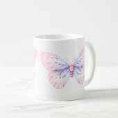 Hübscher Illustrierter Schmetterling Kaffeetasse (VorderseiteRechts)