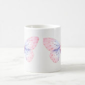 Hübscher Illustrierter Schmetterling Kaffeetasse (Mittel)