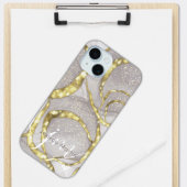 Hübscher Individuelle Name Monogramm Iridescent Sw Case-Mate iPhone Hülle