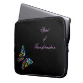 Hübscher, inspirierender Butterfly-Laptop Laptopschutzhülle (Vorderseite Links)