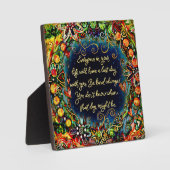 Hübscher inspirierender letzter Tag mit Ihrem Zita Fotoplatte (Vorderseite)