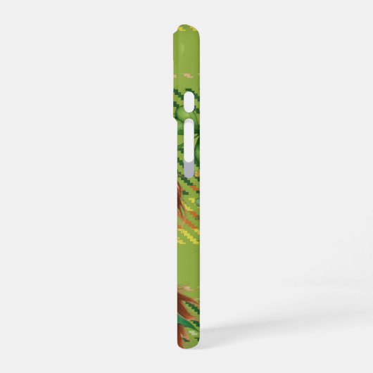 HÜBSCHER IRISH SETTER HUNDE MIT KLEEBLÄTTERN iPhone 16 HÜLLE (Linke Seite)