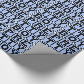 Hübscher Junge, Extravagante Lad Geschenkpapier (Ecke)
