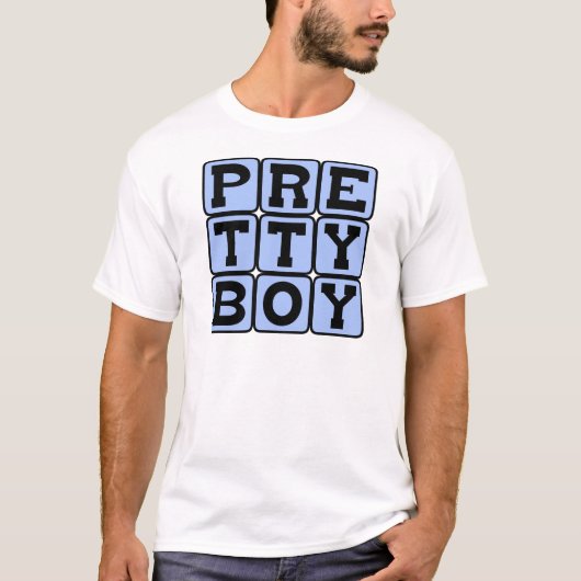 Hübscher Junge, Extravagante Lad T-Shirt (Vorderseite)