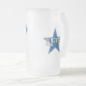 Hübscher Junge Floyd: Pool-Arbeitstier-mattierte Mattglas Bierglas (VorderseiteRechts)