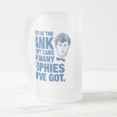 Hübscher Junge Floyd: Pool-Arbeitstier-mattierte Mattglas Bierglas (Vorderseite Links)