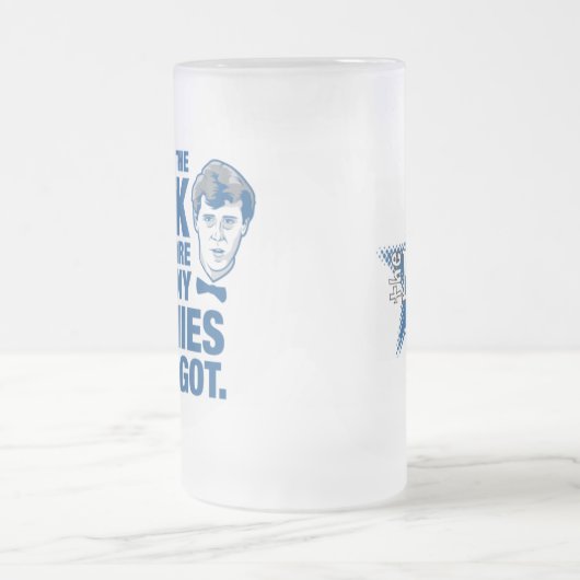 Hübscher Junge Floyd: Pool-Arbeitstier-mattierte Mattglas Bierglas (Mittel)