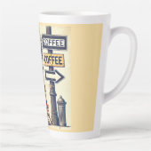 Hübscher Kaffee Humerous Tasse, 11 oz Milchtasse (Rechts)