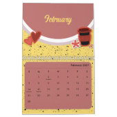 Hübscher Kaffeetassen-Kalender 2026 Kalender (Feb 2027)