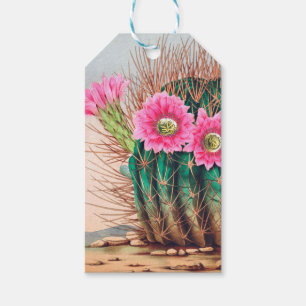 hübscher Kaktus Geschenkanhänger