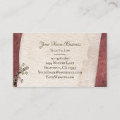 Hübscher Kaktus mit Blume und Gecko Südwesten Visitenkarte (Rückseite)