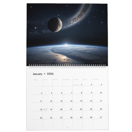 hübscher Kalender 2025 (Jan 2026)