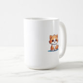 Hübscher Katzen-Keramik-Kaffeebecher | Perfektes G Kaffeetasse (VorderseiteRechts)