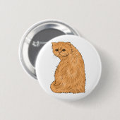 Hübscher Kitty Button (Vorne & Hinten)