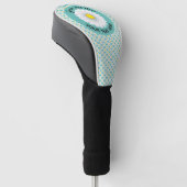 Hübscher, kleiner, benutzerdefinierter Text Golf Headcover (angewinkelt)
