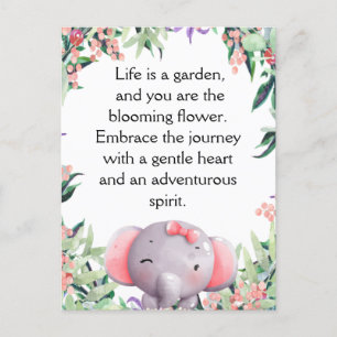 Hübscher kleiner Elefant Postkarte